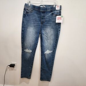 Celebrity Pink Distressed Blue Skinny Jeans/ NWT